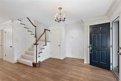 spacious foyer