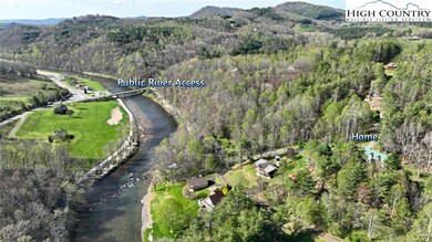 Just Down River From Public River Access for Easy