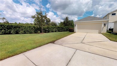 Attached 2 car garage that you access from a side 