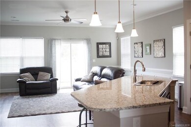 Spacious and open floor plan with private view