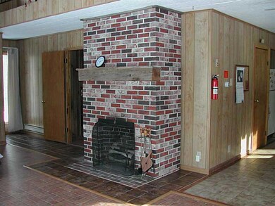 Living Room. Wood burning fireplace...
