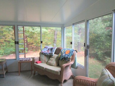 5. Three season sunroom off dining area