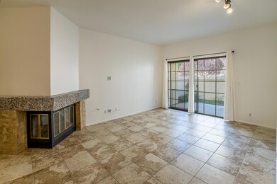 Open Living Room & Fireplace