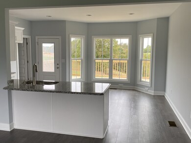 extra large bay in kitchen for lots of natural light