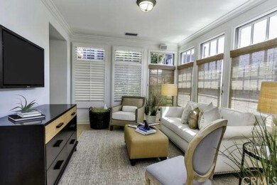 Another view of the living room, the mounted TV is