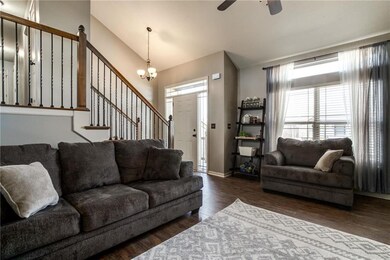 Step into the bright entry foyer and notice the ne
