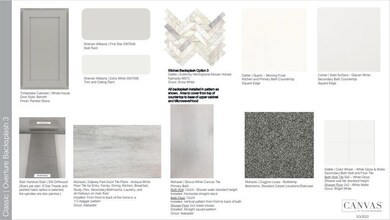 Design selections. This home is currently under co