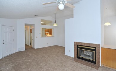 Open Living Room w/Fireplace