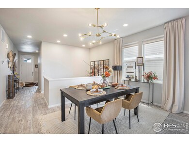 Dining area and hallway to Front Door