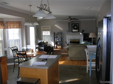 Kitchen/Eat-in area/Family Room from Dining Room