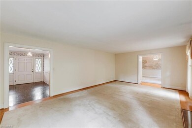Living room looking into the Foyer