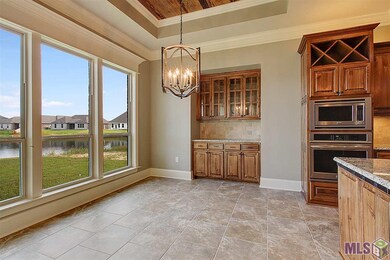 This dining room offers spectacular views of the l