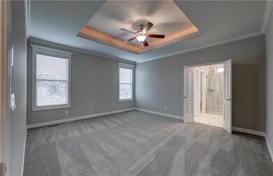 Recessed light tray in master bedroom vault (w/cei