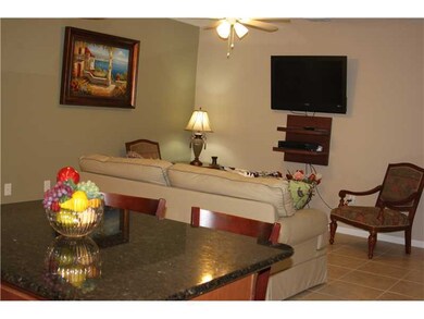 Den/Family/Great Room. Kitchen looking into Family