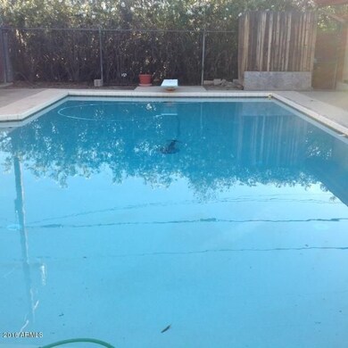 Newly plastered pool