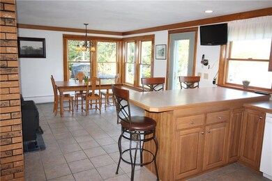 Kitchen and dining room.