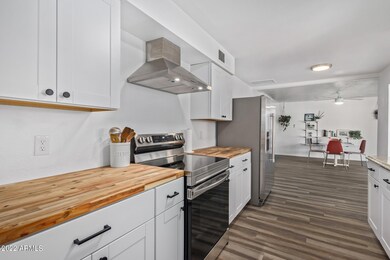 Butcher Block Countertop Workspace