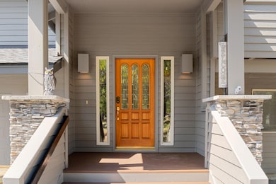 Decks Stained & Front Door Stained