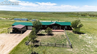 Fenced front yard.