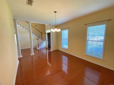 Large formal dining room to the left as you walk i