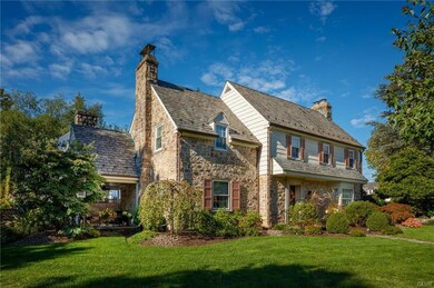Perfectly manicured yard.  Elegant and tasteful.