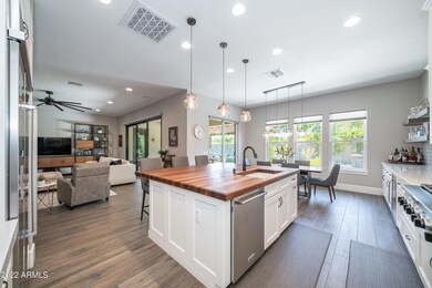 Custom Walnut Wood Island
