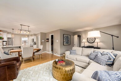 Living Room into Kitchen