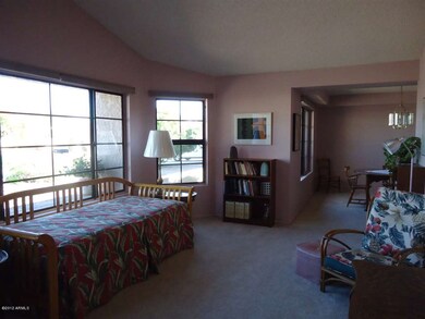 Living room with bay