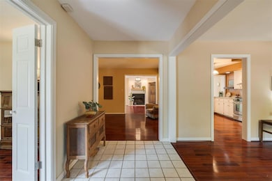 View from front door into home