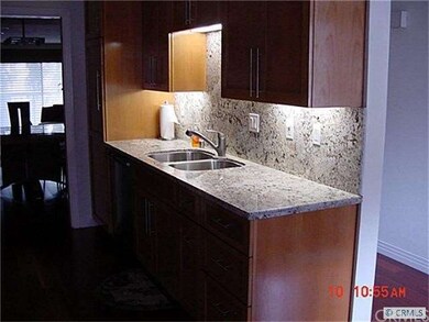 Double Stainless Steel Sink with Granite Counters