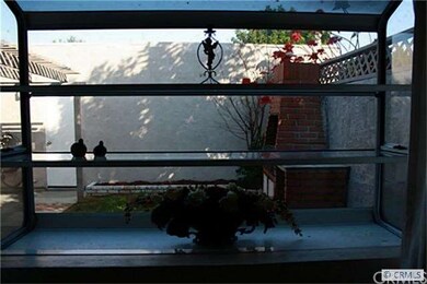 Green House Window In Living Room Over Looking Bac