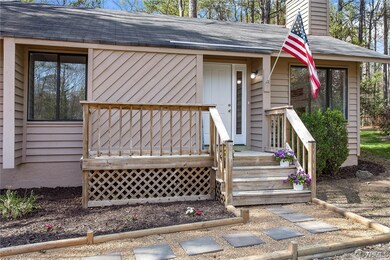 Front porch entrance to property