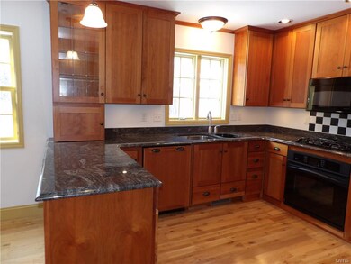 Beautiful granite counter tops with custom cherry 