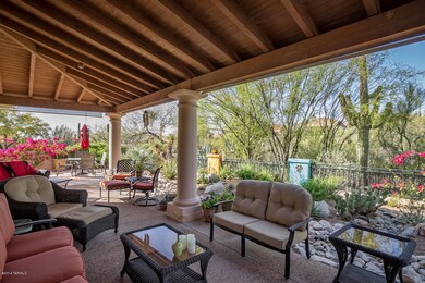 Large covered patio
