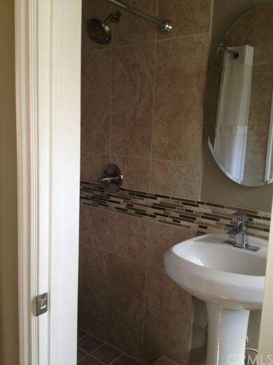 2nd Bath Features New Shower, Free-Standing Sink &