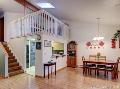 Dining Room, Kitchen with Loft Above.