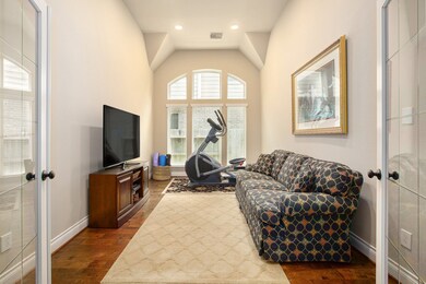 Library/Study can be used as a media room/exercise room