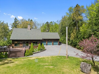 Three bay attached heated garage...