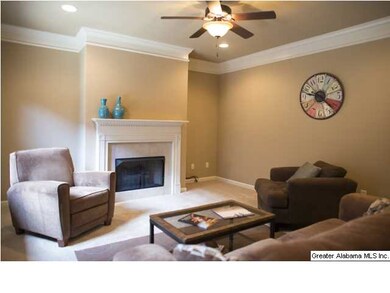 exceptionally large family room with gas fireplace