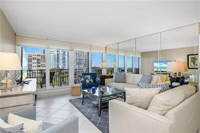 View of tiled living room