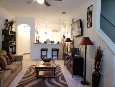 Huge living/family room off kitchen.