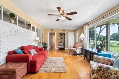Natural light streams into this room.