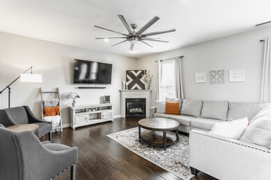 View from Hall into Great Room