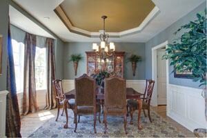 Enjoy the formal dining room with family and friends. (Photo of Decorated Model & For Representation Only)