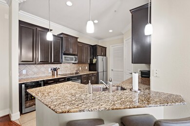 open kitchen with breakfast bar