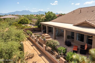 Aerial Rear View of Back Patio