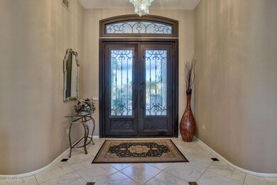 Impressive front entrance