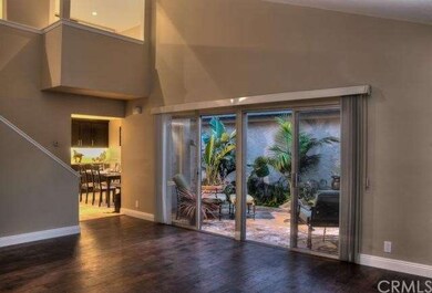 View of courtyard from Living Room