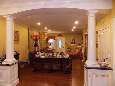 Living Room. archway