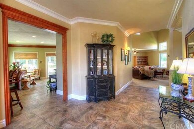 Custom Crown moldings and warm color palette